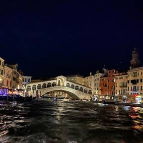 Venice by night was sensational!