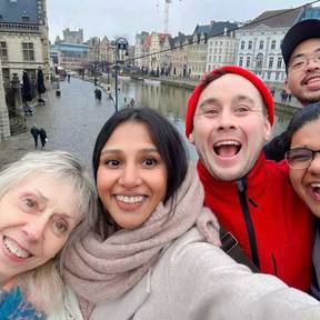 Ghent with beautiful people