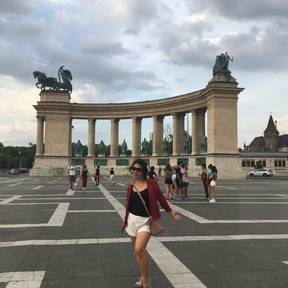 At Heroes Square, Budapest