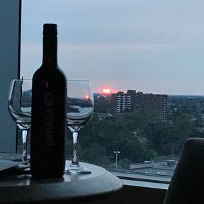 Same day and sun down USA