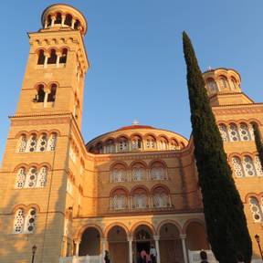 Agios Nektarios on island of Aegina