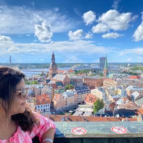 From the bell tower in Riga