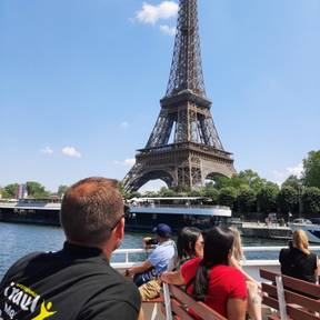 The boss checking out the tower