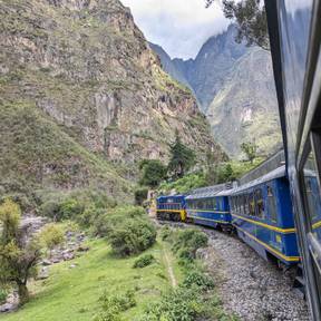 On our way to Machu Picchu